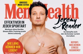 Motor Presse Hamburg MEN'S HEALTH: Marvel-Star Jeremy Renner bei Men's Health: / "Ich werde nie wieder einen schlechten Tag haben!"