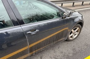 Polizeidirektion Landau: POL-PDLD: A65/AS LD-Süd - Fehler beim Fahrstreifenwechsel