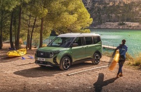 Ford Motor Company Switzerland SA: Ford dévoile le E-Tourneo Courier 100% électrique pour un maximum de style, d'espace et de fonctionnalités dans un format compact.