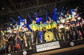 STIHL TIMBERSPORTS Series: Spektakuläres Ergebnis der STIHL TIMBERSPORTS® Weltmeisterschaft 2015 / Neue Weltrekorde mit Axt und Säge