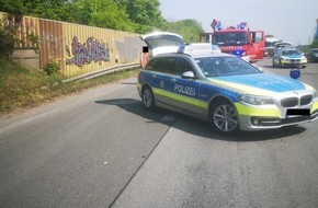 Feuerwehr Oberhausen: FW-OB: Zwei Verletzte nach Verkehrsunfall auf der Autobahn