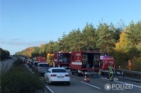 Polizeipräsidium Westpfalz: POL-PPWP: Stundenlange Sperrung nach Lkw-Unfall