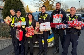 Polizei D&uuml;ren: POL-DN: Aktion Engel: Polizei D&uuml;ren schenkt Hoffnung und Weihnachtsfreude