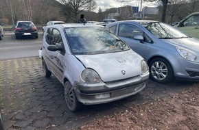 Polizeidirektion Trier: POL-PDTR: Versuchter Pkw-Aufbruch am Bahnhof Neubr&uuml;cke