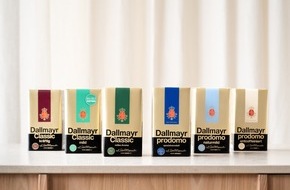 Alois Dallmayr Kaffee oHG: Dallmayr prodomo und Classic in neuem Design / Dallmayr frischt seinen Klassiker prodomo und die Filterkaffee-Linie Classic auf