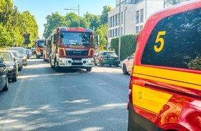Feuerwehr Dresden: FW Dresden: Rauchentwicklung aus Wohngebäude