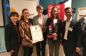 Great Place to Work® Institut Deutschland: Techniker Krankenkasse für herausragende Personalarbeit ausgezeichnet