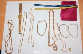 Polizeipräsidium Westpfalz: POL-PPWP: Schmuck sichergestellt - Eigentümer gesucht!