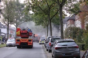 Feuerwehr Bochum: FW-BO: Brennende Waschmaschine im Keller eines Mehrfamilienhaus