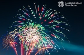 Polizeipr&auml;sidium S&uuml;dosthessen: POL-OF: Mit Sicherheit ins neue Jahr: Polizeipr&auml;sidium S&uuml;dosthessen verst&auml;rkt Pr&auml;senz in der Silvesternacht und setzt auf verantwortungsvolles Feiern