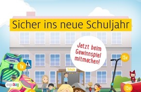 ADAC SE: "Sicher ins neue Schuljahr" / Eine Aktion der ADAC Stiftung zum Thema "Sicherer Schulweg" mit großem Gewinnspiel auf verkehrshelden.com