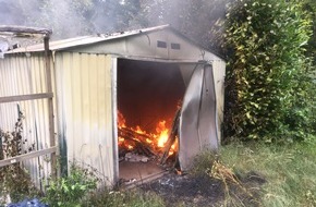 Freiwillige Feuerwehr Lage: FW Lage: Brennt Gartenhütte - 18.08.2017 - 17:44 Uhr