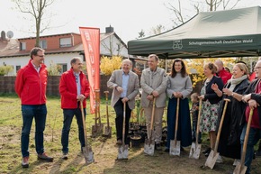 BAUHAUS pflanzt Waldinsel in Mannheim-Sch&ouml;nau