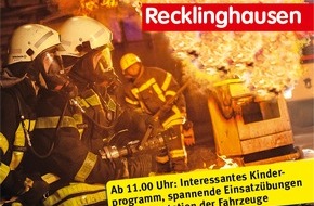 Feuerwehr Recklinghausen: FW-RE: 1. Stadtfeuerwehrtag am 27. Mai auf dem Rathausplatz