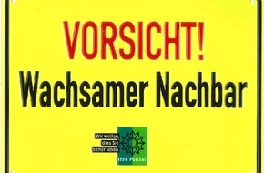 Polizeiinspektion Nienburg / Schaumburg: POL-NI: Präventionsvortrag "Wohnungseinbruch" in Langendamm