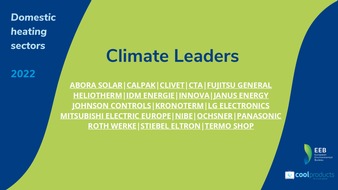 STIEBEL ELTRON: Europäisches Umweltbüro: Stiebel Eltron ist Climate Leader / European Environmental Bureau (EEB) prüft europäische Heizungsbauer auf Klimafreundlichkeit