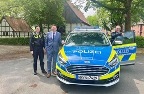Polizeipräsidium Hamm: POL-HAM: Polizeipräsident Thomas Kubera auf Streife in Heessen und Rhynern