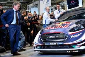 M-Sport Ford und Weltmeister Sébastien Ogier starten bei Rallye Monte Carlo das Projekt Titelverteidigung