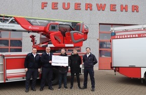 Freiwillige Feuerwehr Gangelt: FW Gangelt: Großzügige Spende an die Feuerwehr Gangelt