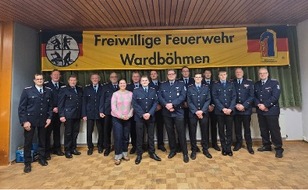 Freiwillige Feuerwehr der Stadt Bergen: FFW Bergen: Hajo und Kohrs f&uuml;r 60-J&auml;hrige Mitgliedschaft geehrt. Jahreshauptversammlung der Ortsfeuerwehr Wardb&ouml;hmen.
