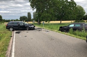 Polizeidirektion Landau: POL-PDLD: Mörzheim/L510 - Verkehrsunfall unter Alkoholeinfluss mit 4 Verletzten und hohem Sachschaden