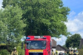 Kreisfeuerwehrverband Segeberg: FW-SE: Verdacht auf radioaktiven Fund in Hasenkrug - Feuerwehren und ABC-Zug im Gefahrguteinsatz