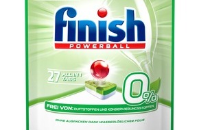 Reckitt Deutschland: Finish 0% Tabs jetzt mit recycelbarer Verpackung