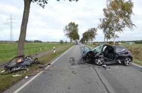 Polizeiinspektion Cuxhaven: POL-CUX: Nachtrag: Tödlicher Verkehrsunfall auf der Bundesstraße 495