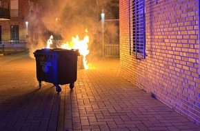 Polizei Coesfeld: POL-COE: Coesfeld, Innenstadt/ Nachtragsmeldung: Brand mehrerer Müllcontainer