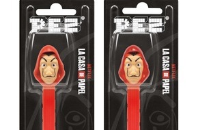 PEZ International GmbH: PEZ International GmbH: Dispenser with Dali Mask – Money Heist Hype Reaches PEZ