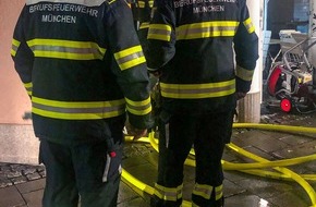 Feuerwehr München: FW-M: Nächtlicher Brand im Lokal (Isarvorstadt)
