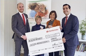Openbank Deutschland: Neue Perspektiven schaffen / Santander Select spendet an Deutschen Kinderhospizverein e.V.