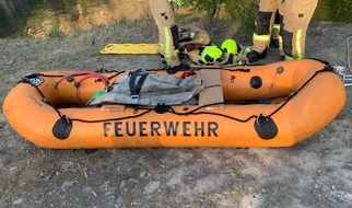 Feuerwehr Stolberg: FW-Stolberg: Leblose Person im Wasser