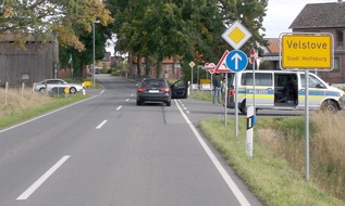 Polizei Wolfsburg: POL-WOB: Velstove: Auffahrunfall verlief glimpflich