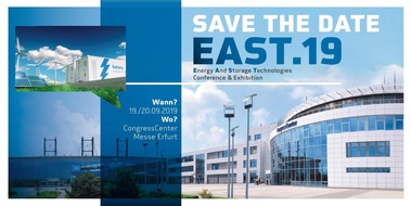 Messe Erfurt: EAST.19 - Energy And Storage Technologies