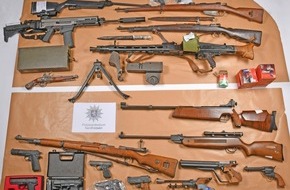 Polizeipräsidium Nordhessen - Kassel: POL-KS: Nach Pistolenfund in Rauschgiftverfahren: Intensive Ermittlungen führen zur Sicherstellung zahlreicher Schusswaffen im Schwalm-Eder-Kreis