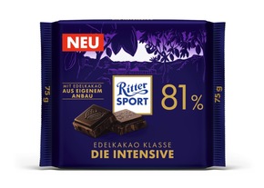 Eine Klasse f&uuml;r sich: die Ritter Sport Edelkakao Klasse