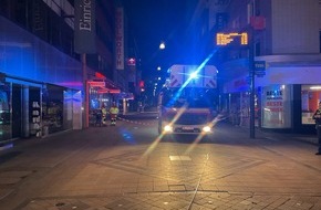 Feuerwehr Dortmund: FW-DO: Brand in einem Imbissbetrieb auf dem Westenhellweg