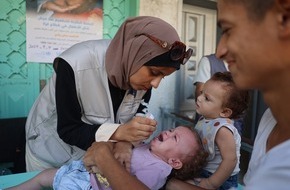 UNICEF Deutschland: Impfungen gegen Polio in Gaza: “Eine der gefährlichsten und schwierigsten Impfkampagnen der Welt”