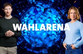 ARD Das Erste: Bürger fragen, Spitzenkandidaten antworten - in der "Wahlarena" am 17. Februar live im Ersten und in der ARD Mediathek