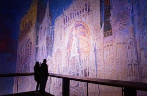 Leipzig Tourismus und Marketing GmbH: Panometer Leipzig zeigt neues 360°-Panorama "Die Kathedrale von Monet"
