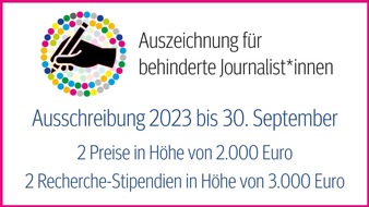 Otto Brenner Stiftung: Projekt der Otto Brenner Stiftung (OBS) fördert Inklusion und Vielfalt in der Medienlandschaft / Ausschreibung des Preises richtet sich an behinderte Menschen im Journalismus