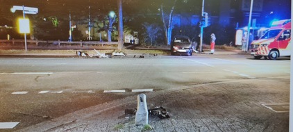 Polizeiinspektion Oldenburg-Stadt / Ammerland: POL-OL: Verkehrsunfall unter Alkoholeinfluss