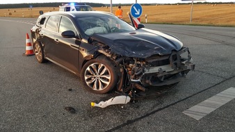 Polizeipräsidium Rostock: POL-HRO: Verkehrsunfall mit Personenschaden auf der L204 im Bereich der Ortslage Linstow