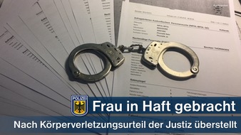 Bundespolizeidirektion München: Bundespolizeidirektion München: Haftbefehl vollstreckt - Kenianerin wegen Körperverletzung der Justiz zugeführt