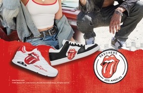 Skechers USA Deutschland GmbH: Skechers rockt The Rolling Stones in neuer Kollaboration / Die Kollektion zeigt das ikonische Logo der Band in einer limitierten Sneaker-Kollektion für Damen und Herren