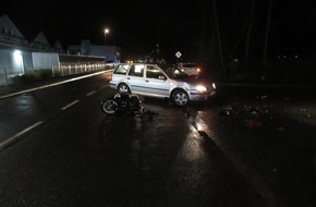 Polizeiinspektion Nienburg / Schaumburg: POL-NI: Verkehrsunfall mit einer schwerverletzten Person