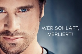 ProSieben: Extremer Test: Was schafft ein Mensch nach 60 Stunden ohne Schlaf? Thore Schölermann moderiert die neue ProSieben Show "Wer schläft, verliert!"