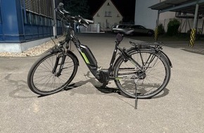 Polizeipräsidium Mannheim: POL-MA: Heidelberg: Hochwertiges E-Bike sichergestellt - Eigentümer gesucht