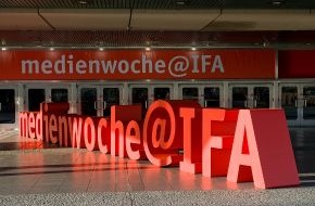 Medienboard Berlin-Brandenburg GmbH: medienwoche@IFA: Kongress und Messe beendet, M100 eröffnet in Potsdam